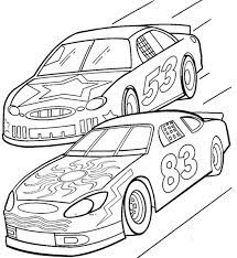 Your preschoolers will get a fun introduction to the letter n as they color. Two Car Track Racing Coloring Page Race Car Car Coloring Pages Race Car Coloring Pages Truck Coloring Pages Monster Truck Coloring Pages