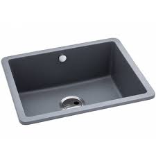 Large kitchen sinks installed in a small kitchen use a lot of countertop space. Abode Matrix Sq Gr15 Large 1 0 Bowl Grey Metallic Granite Undermount Kitchen Sink Kitchen From Taps Uk