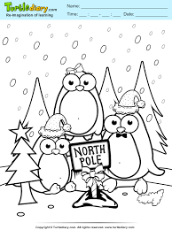 Each printable highlights a word that starts. North Pole Coloring Sheet Turtle Diary