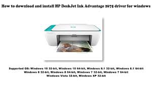 To download this file click 'download' printer install wizard driver for hp deskjet ink advantage 3835 the hp printer install wizard for. How To Download And Install Hp Deskjet Ink Advantage 2675 Driver Windows 10 8 1 8 7 Vista Xp Youtube