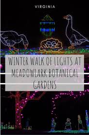 Winter Walk Of Lights At Meadowlark Botanical Gardens Botanical Gardens Botanical Winter Walk