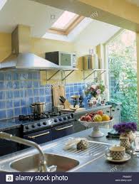 stainless steel sink in modern kitchen