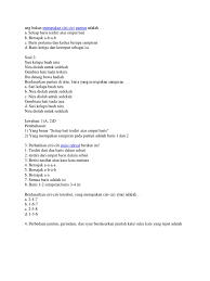 Kalau kita tidak mau bertanya, tidak bisa mencapai semua harapan. Uts Bindo 20