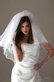 Glamour model Little Caprice strips off her wedding dress - PornPics.com