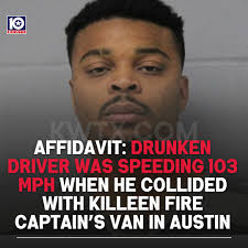 🚨The drunk driver charged in the collision that claimed the life of  Killeen Fire Captain Marvin Taylor III was speeding at more than twice the  posted speed limit, an affidavit states. INFO: