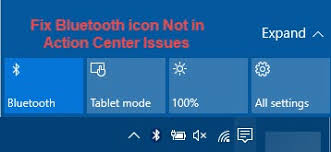 Mar 14, 2018 · now choose the bluetooth icon and right click on it then choose 'scan for hardware changes'. How To Fix Bluetooth Icon Missing From Action Center Issue