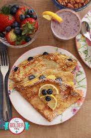 Lemon And Blueberry Crepes Gemma S Bigger Bolder Baking Recipe Breakfast Brunch Recipes Blueberry Crepes Easy Delicious Recipes