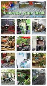 Home And Garden Diy Ideas Outdoor Patio Deck Decorating Decks Backyard