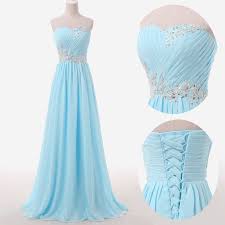 2015 New Baby Blue Long Evening Prom Dress Wedding Bridesmaid Dresses Us Sz 4 Ebay Mint Green Prom Dress Green Prom Dress Chiffon Prom Dress