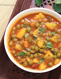 Aloo Matar Curry Recipe Using A Pressure Cooker Indian Style Potato And Peas Curry Recipe Curry Recipes Potato And Pea Curry Indian Food Recipes Vegetarian