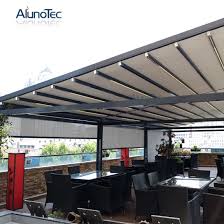 Esta versión tiene ese aire más romántico y será super disfrutado en esas noches frescas pero ideales. China El Aluminio Toldos Retractiles Pergola Techado Patio Comprar Patio Retractil Toldo Pergola En Es Made In China Com