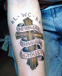 With cancer ribbon tattoos, each color is automatically ascribed to a different form of the ailment. 150 Best Cross Tattoos For Men 2020