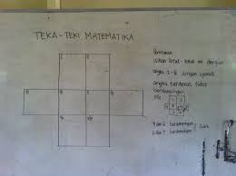 Koleksi teka teki lawak, lucu, dan kelakar yang kami sediakan disini pastinya akan mencabar minda yang kreatif anda semua. Teka Teki Matematika Bayufwiranda