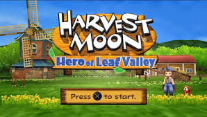Hero Of Leaf Valley Harvest Moon Sony Psp