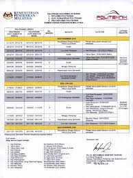 Kembali ke jadual peperiksaan online. Kalender Akademik Politeknik 2019 2020