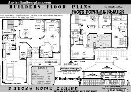 Floor Plan Double Storey House 264 M2 6 Bedroom House Plans House Plans Uk House Plans