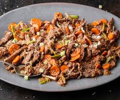 Bulgogi Gebratenes Mariniertes Rindfleisch Rezept Bulgogi Mariniertes Rindfleisch Rindfleisch