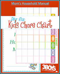 chore charts for kids they work like magic