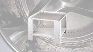 Unterbauregale und schränke für den unterbau für waschmaschinen sind in der gängigen breite von 60 cm erhältlich und werden mit der waschmaschine fest verbunden. Waschmaschinen Untergestell Waschmaschinen Vergleich