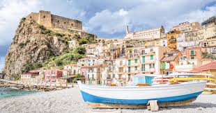 Tropea webcam blick über den strand und die kirche santa maria dell'isola von tropea. Geheimtipp Kalabrien Fischer Touristik Ehrlich Personlich Direkt