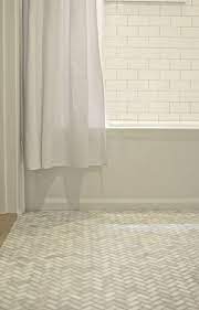 Holiday Season Home Herringbone Floor White Subway Tile Shower Wall Tile
