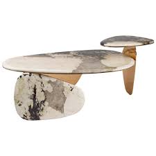 Hammary impact oval cocktail table with marble top. Jinye Coffee Table Featuring Patagonian Quartzite By Studio Mvw Coffee Table Coffee Table Design Side Coffee Table