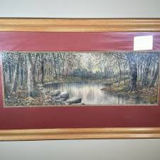 FRED IRVING SIGNED FRAMED OIL PAINTING