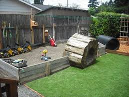Amazing Outdoor Play Space At An In Home Daycare Kids Outdoor Play Outdoor Kids Backyard Projects