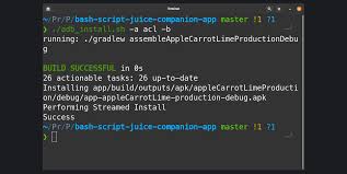 Write and run immediately javascript code right on your android device. Using Bash To Build And Install Android Flavors