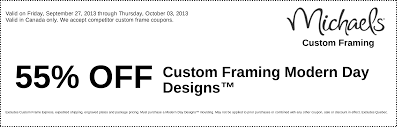 Https Twitter Com Michaels Crafts Michaels Coupon 55 Discount On Modern Day Designs Custom Framing Orders More Http Michaelscoupon Org
