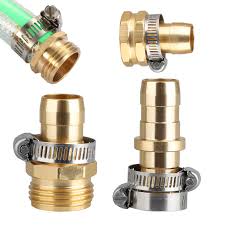 Got a damaged or leaking garden hose? Awpeye 4 Sets 1 2 Inch Garden Hose Repair Kit Brass Hose Mender End Repair Female And Male Water Hose Connector With 8 Pieces Stainless Steel Clamp Hose Connectors Accessories Patio Lawn