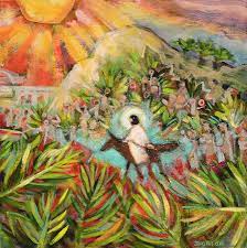 Palm sunday is celebrated in christian churches the sunday before easter. Palm Sunday Painting By Jen Norton