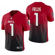 Breathable fabric, designed for daily wear and sports. Men S Atlanta Falcons 1 Justin Fields Red 2021 Draft Jersey Kobeangelgiannafans On Artfire