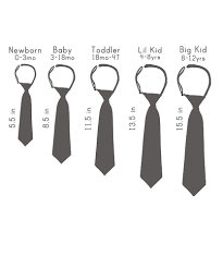 Size Chart For Boys Ties Baby Sewing Sewing For Kids Sewing