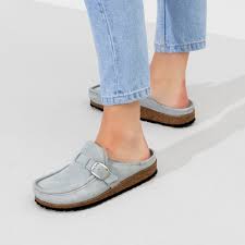 Buckley by birkenstock at 6pm. Buckley Suede Leather Dusty Teal Shop Online At Birkenstock