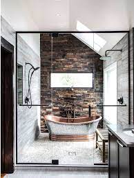 Remember—rustic doesn't necessarily have to mean your bathroom looks like it's in a 19th century farmhouse. Country Bathroom Ideas 4485005186 Farmhousebathroomdecor Beautiful Bathrooms Bathroom Interior Design Top Bathroom Design