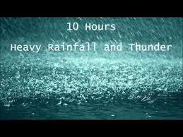 10 Hours Rain And Thunder Healing Ambient Sounds For Deep Sleeping Meditation Relaxation Spa Youtube Sound Sleep Sound Of Rain Rainfall