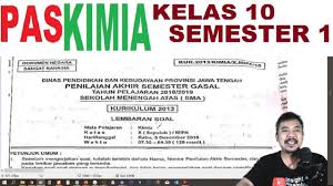 Pembahasan soal kunci jawaban buku pr intan pariwara kimia kelas 12 soal penilaian akhir semester 1 pas ganjil kurikulum 2013. Penilaian Akhir Semester Gasal Kimia Semester 1 Pas Kelas 10 Youtube