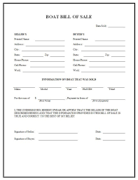 How to write up a bill of sale for a boat. Boat Bill Of Sale