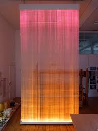 Horizon Optical Fibre Paper Yarn Aluminium Led Light Monitors Astrid Krogh Installation Design Furniture Design Window Display Design