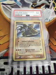 Check spelling or type a new query. Pokemon Ex Delta Species Gold Star Groudon Psa 9 Mint
