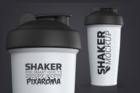 Free Protein Shaker Cup Mockup Ressources