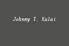 It is administered by the kulai municipal council (mpku), which was earlier known as the kulai district council. Johnny T Kulai Advocate And Solicitor In Keningau