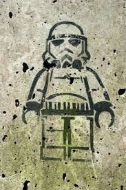 Star Wars Lego Graffiti Star Wars Stencil Street Art Love Star Wars Art