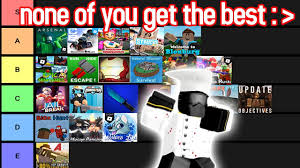 December 2019 arsenal weapons tier list comm. Roblox Game Tier List Games I Played Youtube
