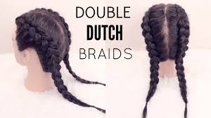 When you need a break from braids, short, curly, crochet hair is the best way to go. How To Double Dutch Braid Hair Tutorial Youtube