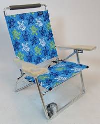 Copa 4 Position Deluxe Mid Height Aluminum Beach Chair Turtles Aluminum Beach Chairs Beach Chairs Chair