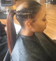 Braided Ponytail Ideas 40 Cute Ponytails With Braids Sleek Ponytail Braided Ponytail Long Ponytail Hairstyles