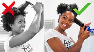 In order to get through the process with more ease, i've listed 5 detangling conditioners for natural hair that rinse out and will have your hair detangled in lightening speed! How To Detangle Natural Hair 4b 4c Natural Hair Texture Part 3 Of 3 Youtube