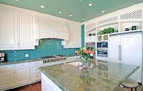 This is a comprehensive list of the best turquoise kitchen accessories! A Turquoise Kitchen In Malibu Interiors By Color